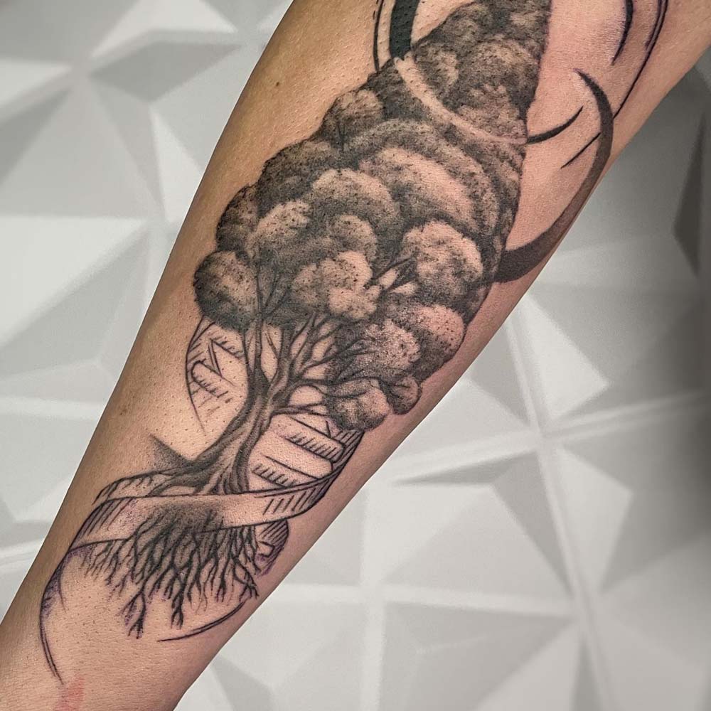 Tatuaggio albero genetico